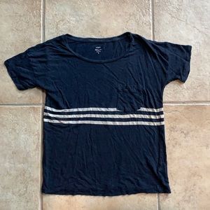 J Crew navy linen shirt. Size small.